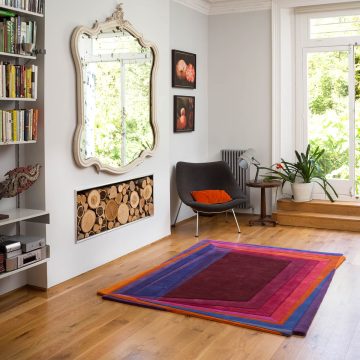 Purple Red Rothko Deep Rug Sample Sale