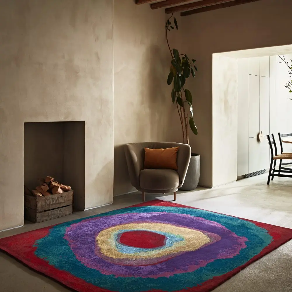 Kandinsky 3 Colourful Modern Area Rug