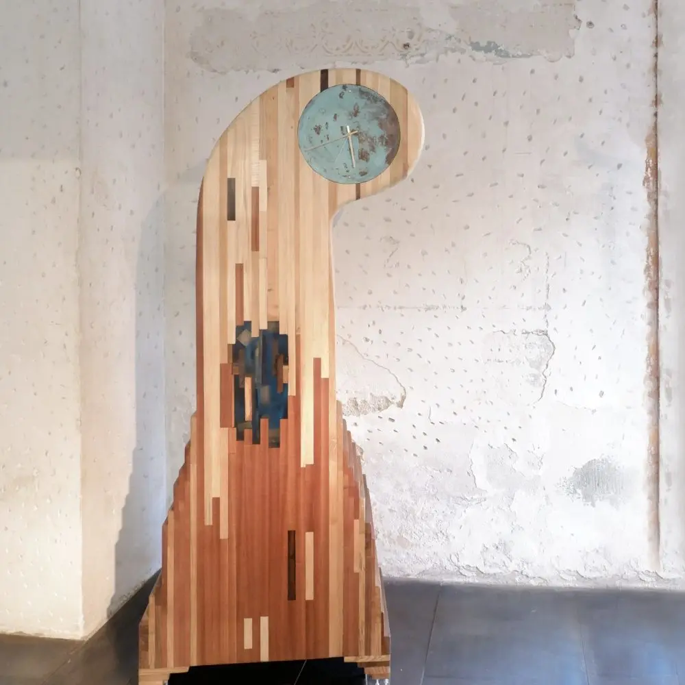 Andrea Zambelli Modern Wood Furniture Clock - Sonya Loves