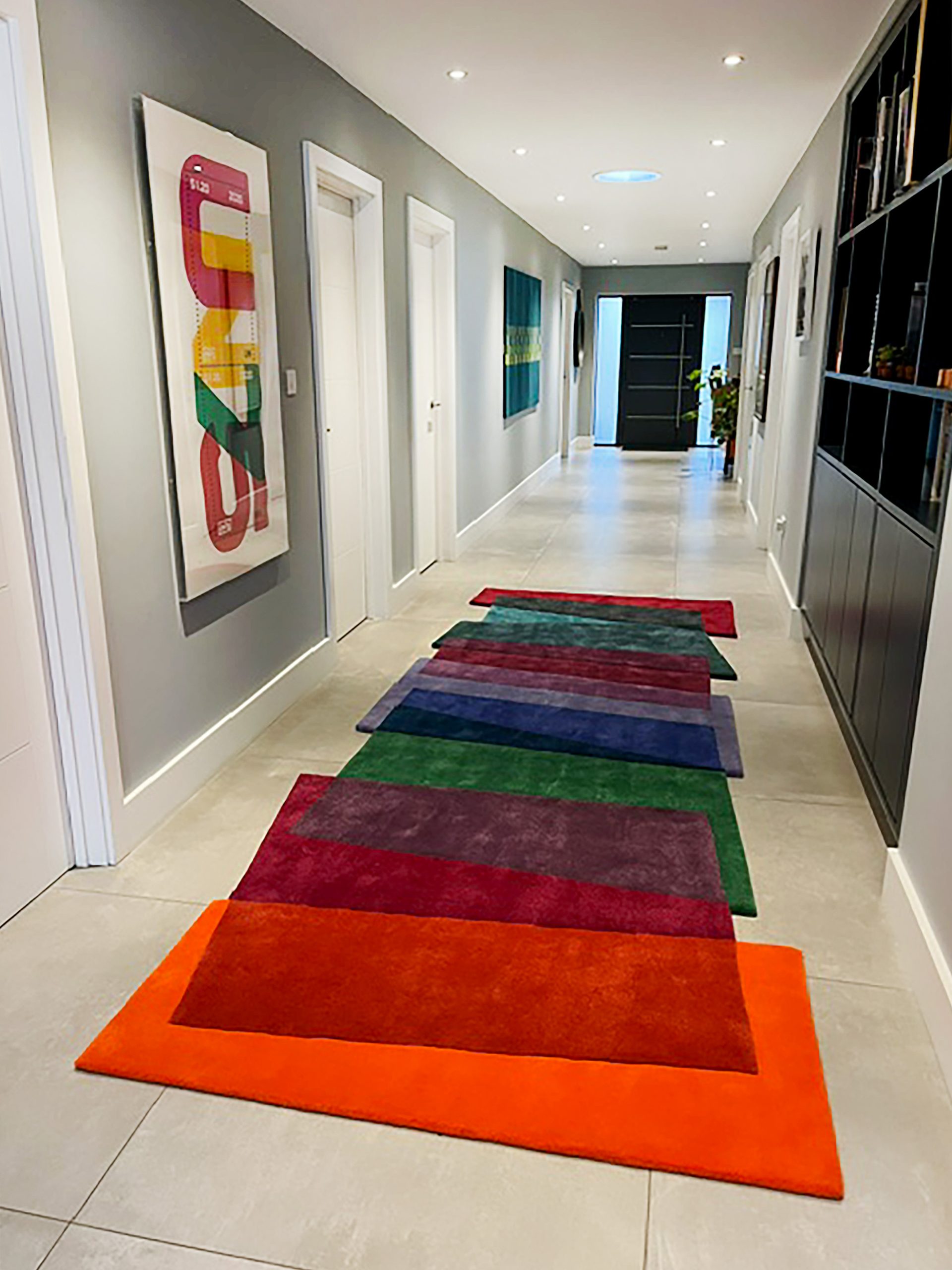 Colourful Runner Rug Magic Stepping Stones