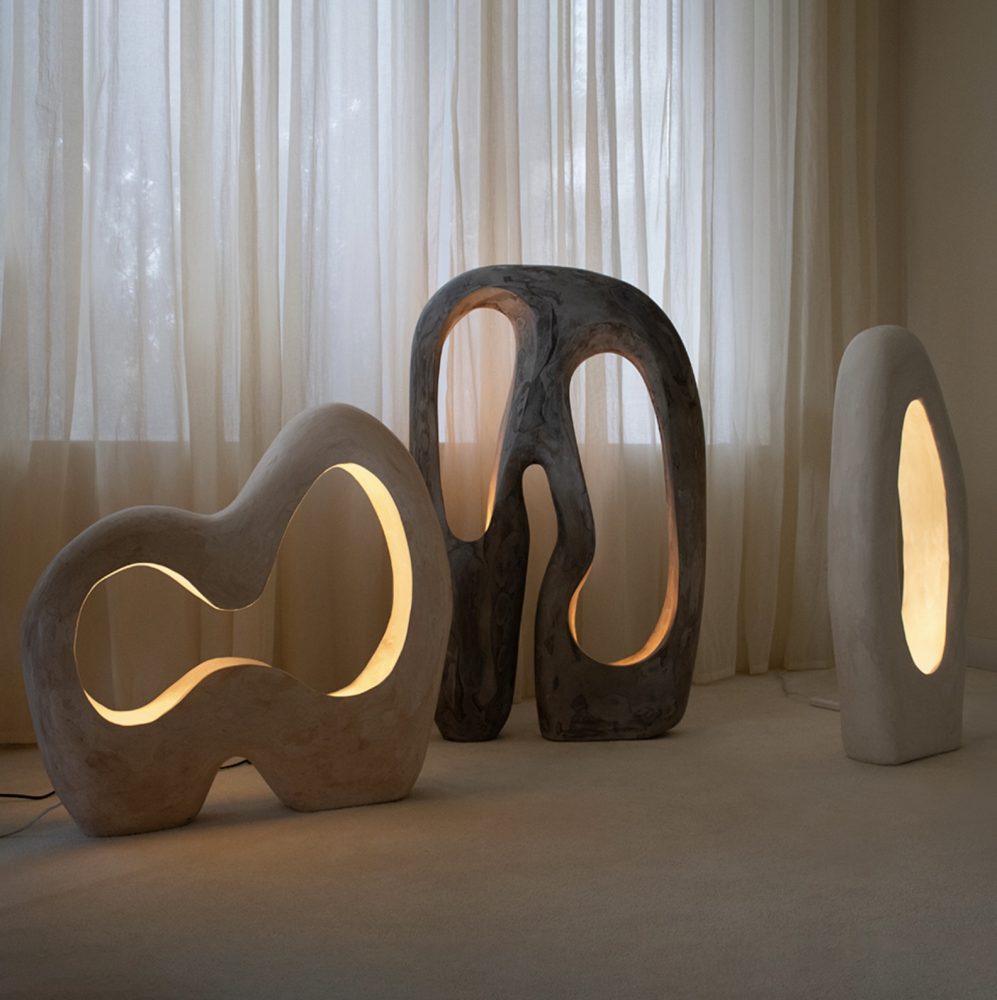 Infinite Floor Lamps by Alicja Strzyzynska