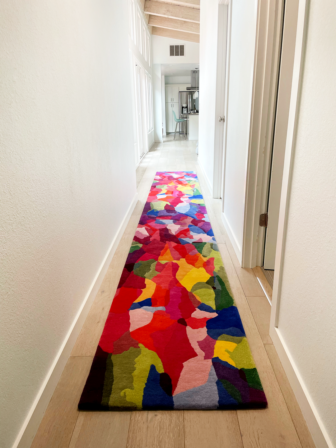 Rob Singer Rugs Custom Size Rosie Runner - Sonya Winner Vibrant Contemporary Rugs