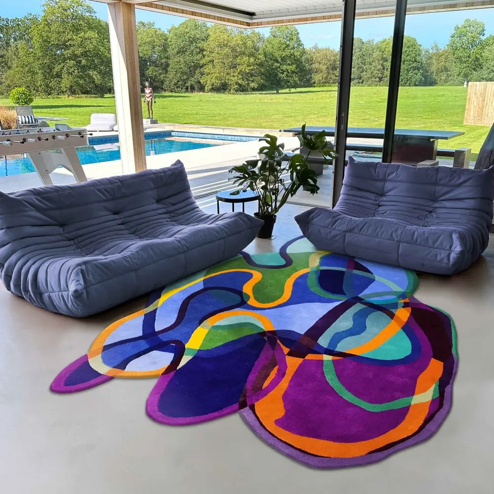 The Scribble Ink Rug by Sonya Winner