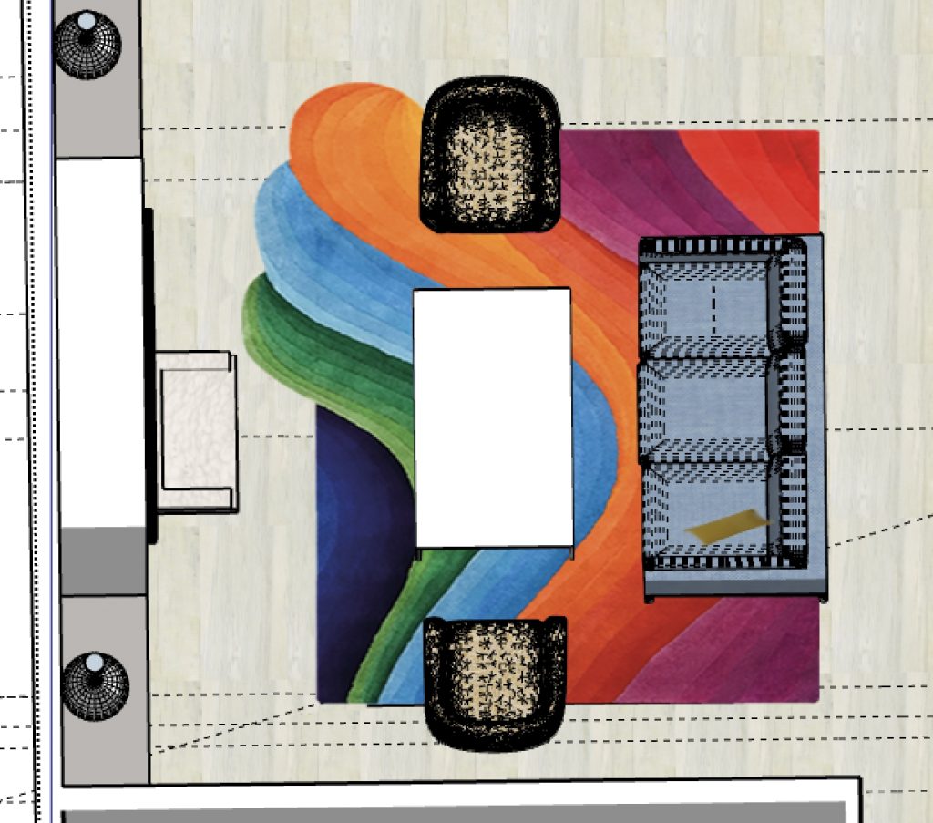 Round Rugs Plan View Get a Free Modern Rug Visualisation! | Sonya Winner Rugs