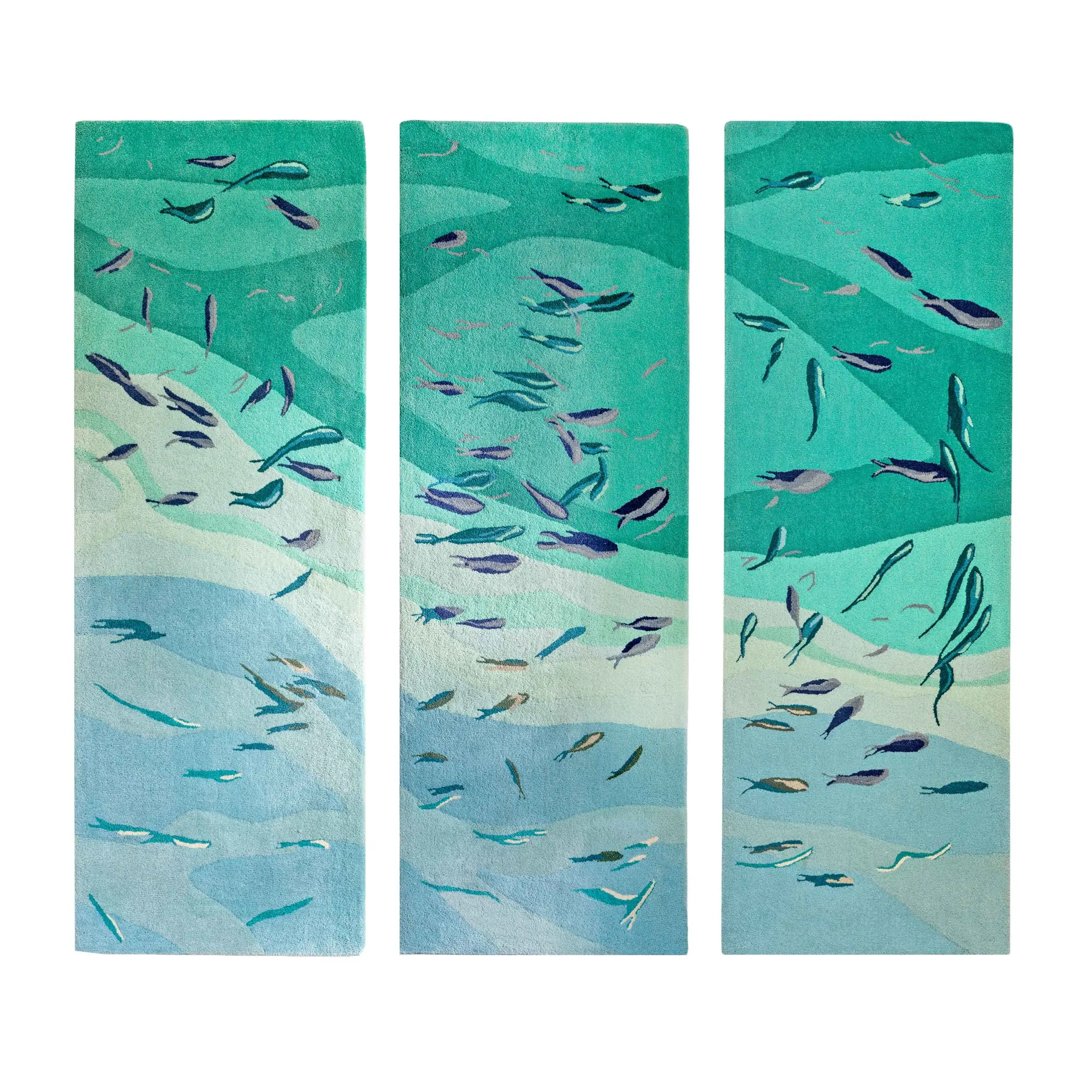 Fishes Triptych Wall Hanging