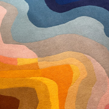 Sedona Irregular Colourful Wave Rug