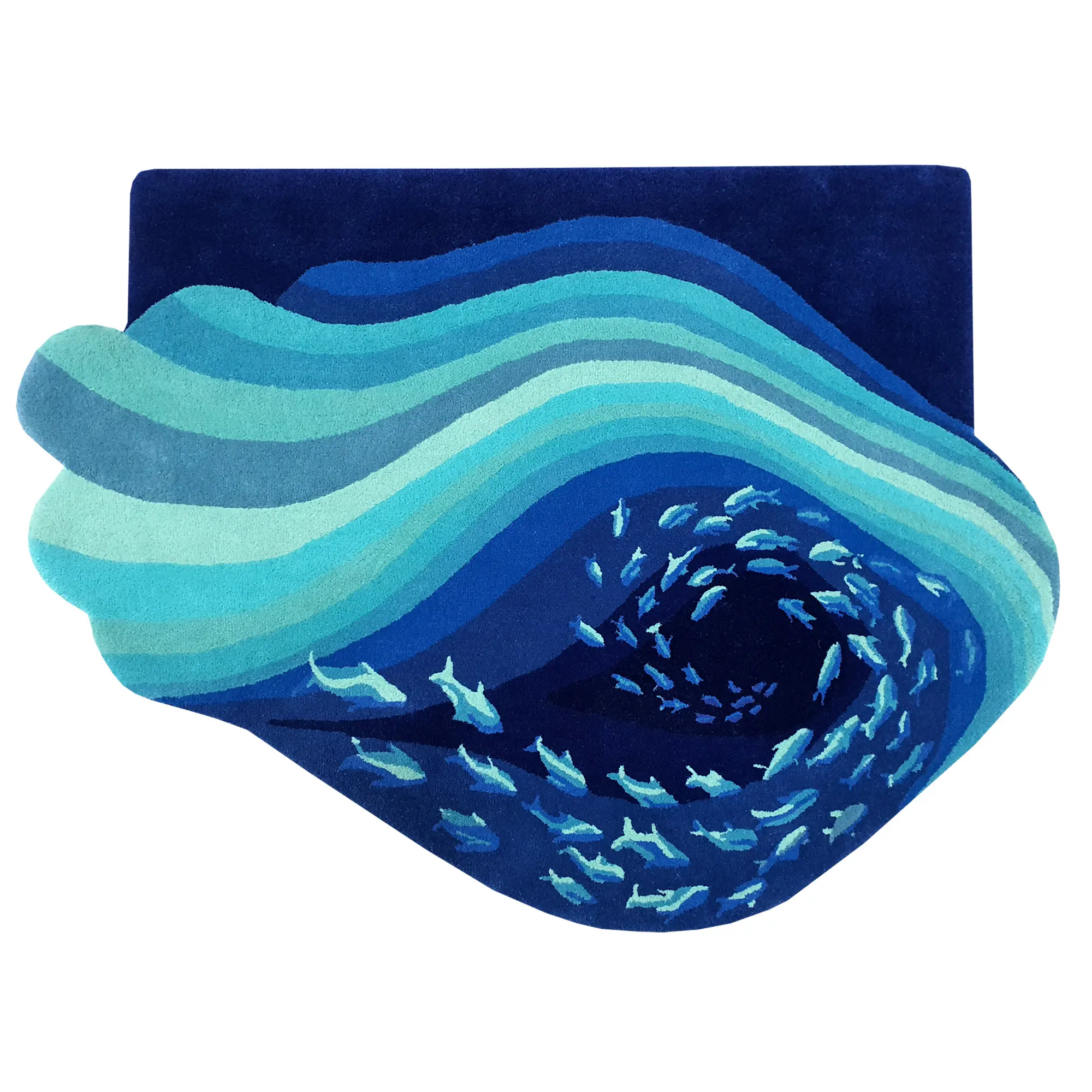 Shoal of fish wall-hanging