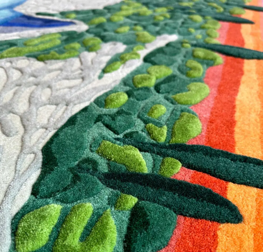 Island Sunset Rug Wall Hanging Sonya Winner