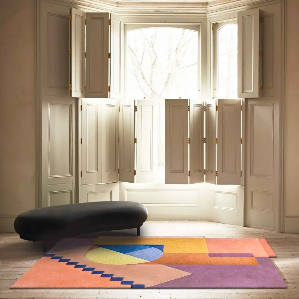 The Santorini Sunrise Rug Sonya Winner 