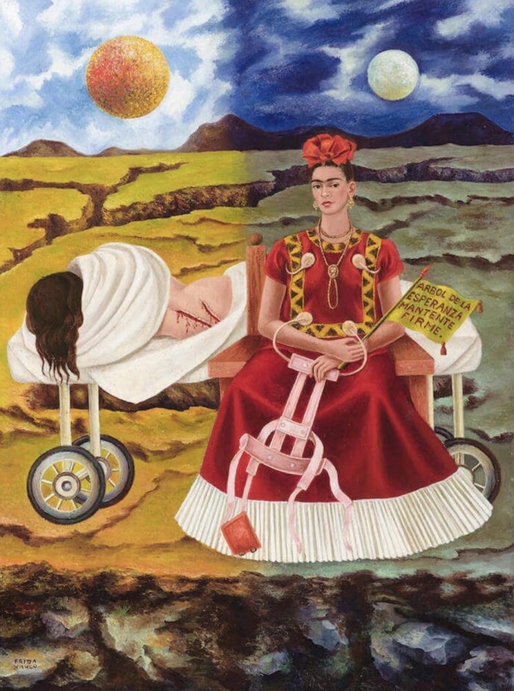 Frida Kahlo Tree of Hope Remain Strong