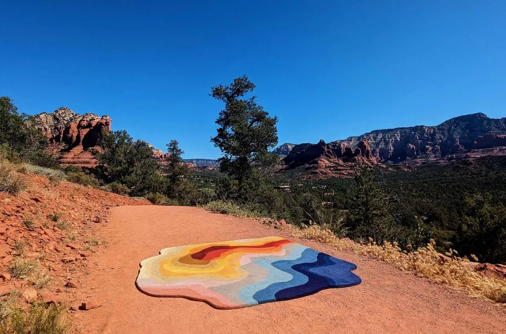 Sedona Irregular Rug in Arizona Canyons