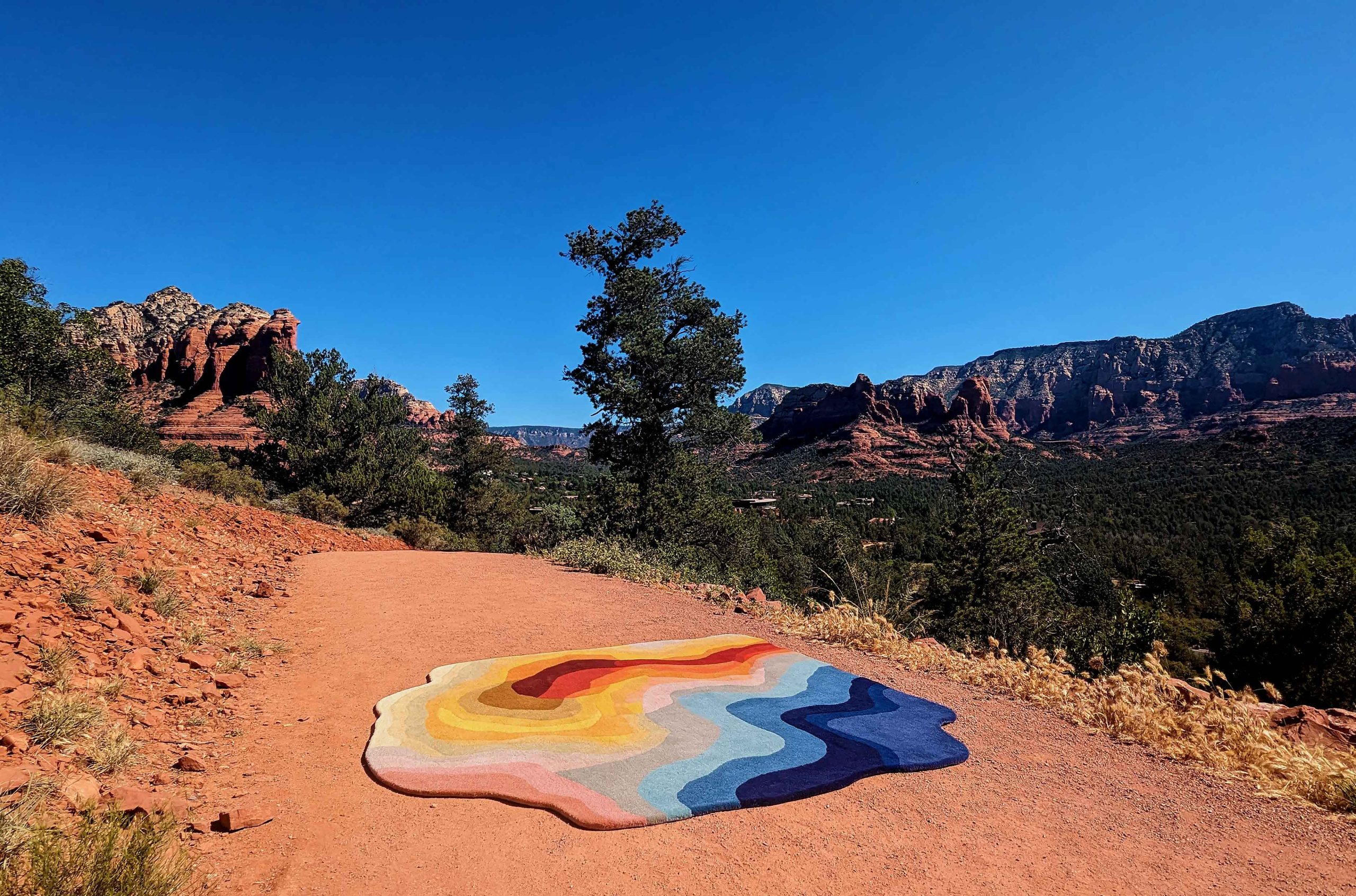Sedona Irregular Rug in Arizona Canyons