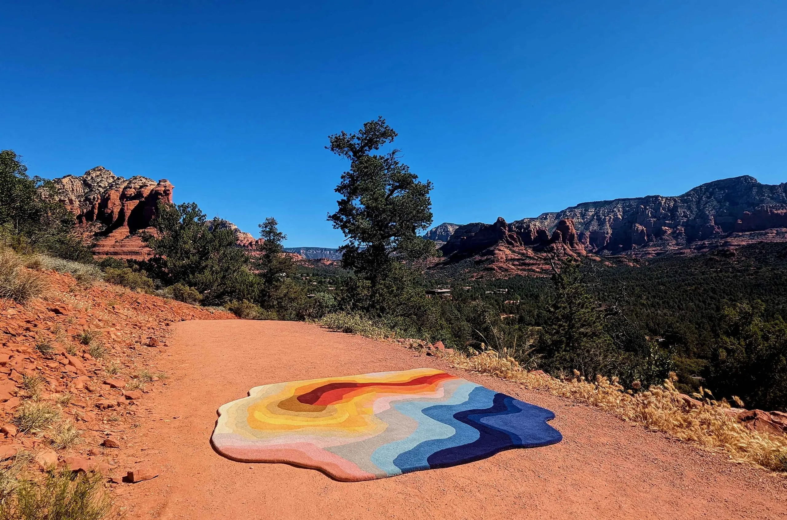 Sedona Irregular Rug in Arizona Canyons