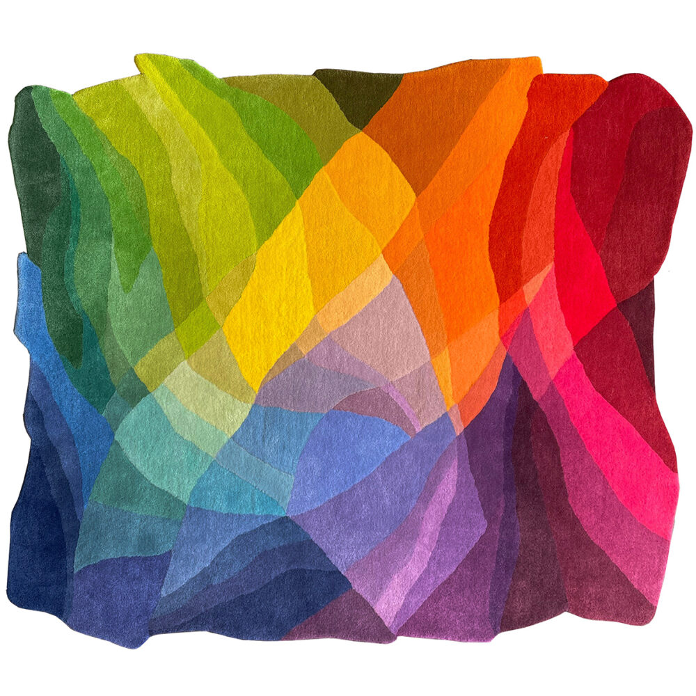 The Colour Canyon Rug by Sonya Winner