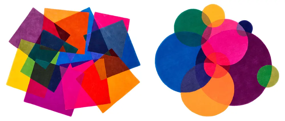 After Matisse Rug and Bubbles Rug