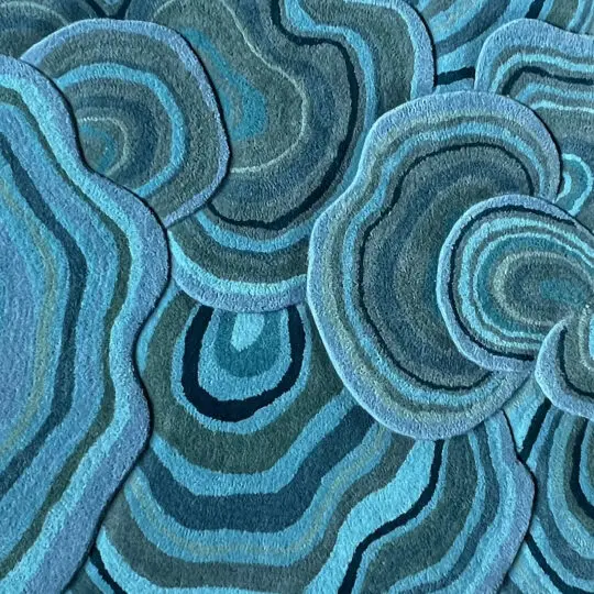 Lichen Teal close up