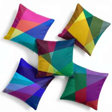 Set of 5 Kaleidoscope Cushions