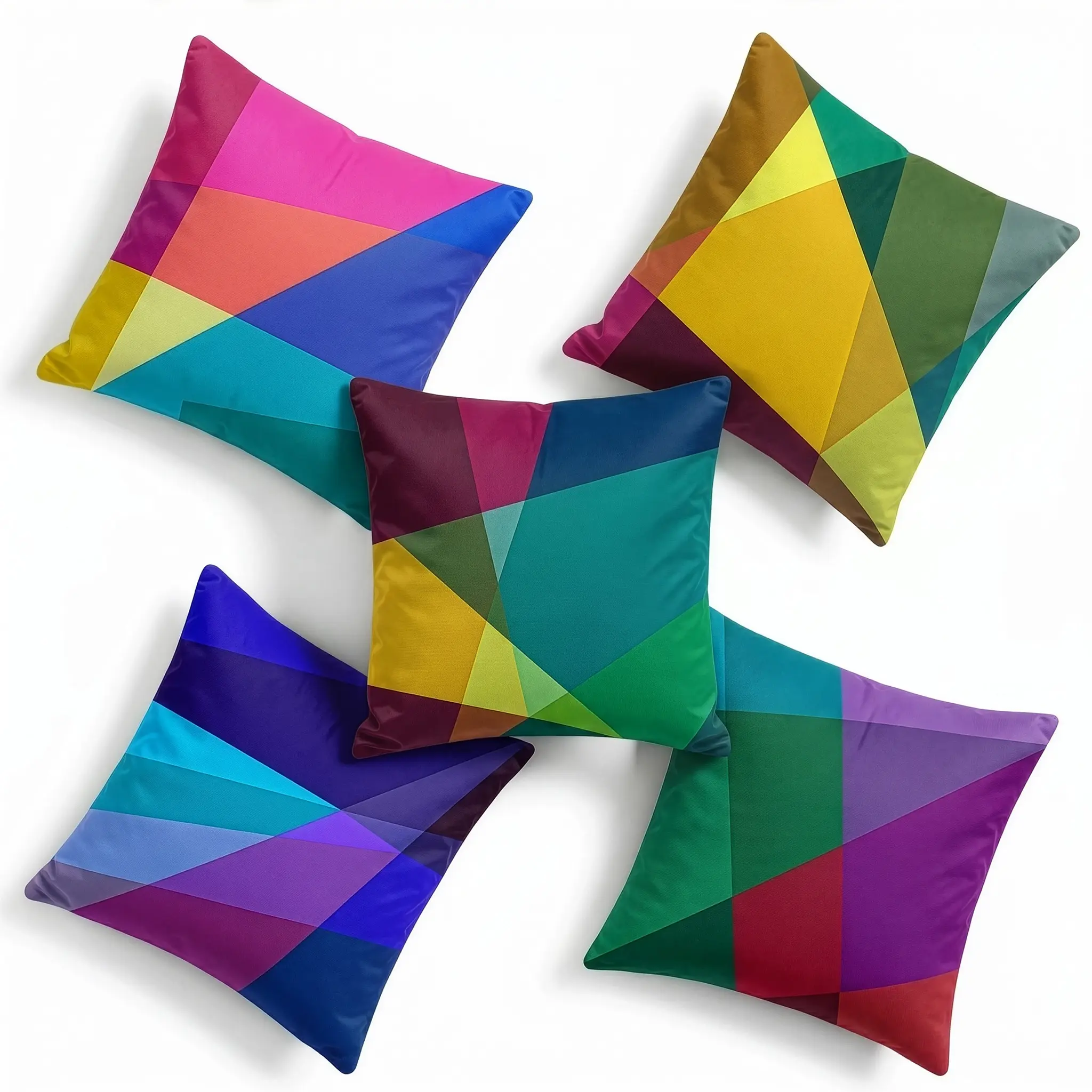 Set of 5 Kaleidoscope Cushions