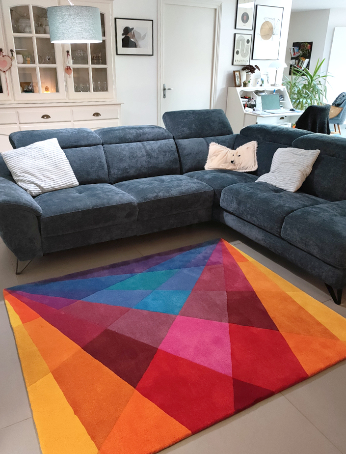 Rainbow Rug Rectangle, Medium