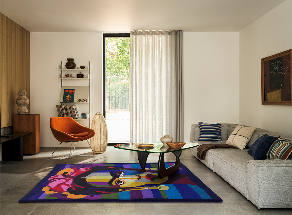 Viva Musa rug in living room