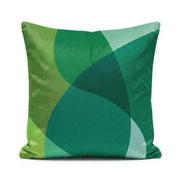 Green soft velvet Jellybean Lime cushion