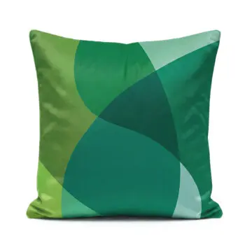Green soft velvet Jellybean Lime cushion
