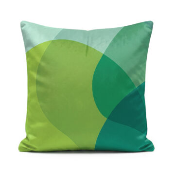 Green soft velvet Jellybean Lime cushion