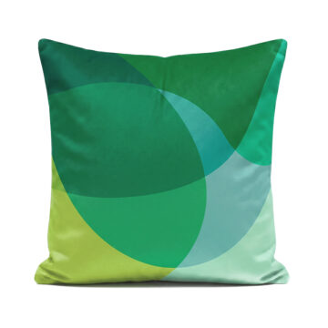 Green soft velvet Jellybean Lime cushion
