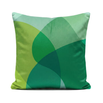 Green soft velvet Jellybean Lime cushion
