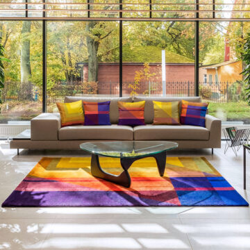 Mexico sunlight cushions in living room