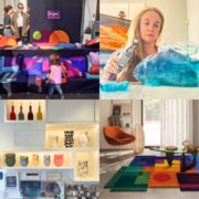Selling cushions and rugs, artist Lauren Super exhibition at the York Rise Street Party 2026